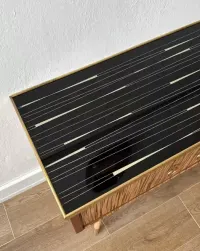 Odświeżona szafka komódka pomocnik konsola vintage retro prl loft — ujęcie 4