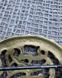 odznaka DRL sportowa 1j klasy pozłacana ww2 original — ujęcie 5