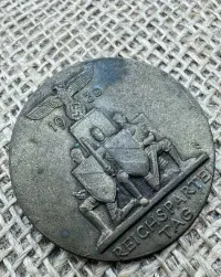 odznaka NSDAP 1936 bundmetal original ww2 — ujęcie 2