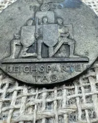 odznaka NSDAP 1936 bundmetal original ww2 — ujęcie 3