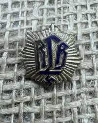 odznaka RLB ges. gesch H.Aurich Dresden original ww2 wh — ujęcie 2