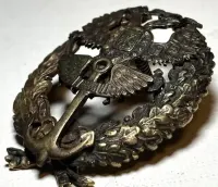 Odznaka z 1896 r. Absolwentów Szkoły Lotniczej Rosja Carska — ujęcie 2