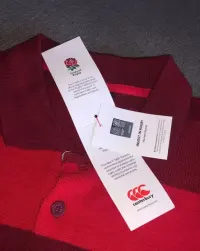 Oficjalna koszulka polo reprezentacji Anglii Rugby, M, Canterbury NOWA — ujęcie 3