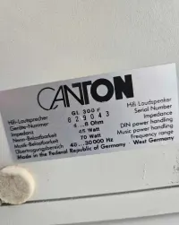 OKAZJA Glosniki kolumny sciene płaskie białe gle Canton gl 300f — ujęcie 4