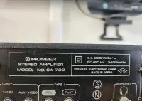 OKAZJA Wzmacniacz stereo Vintage Japan phono bluetooth Pioneer sa 720 — ujęcie 2