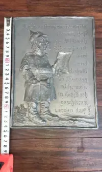 Orginalny stary metalowy obrazek do ozdoby Pubu lub baru. Gratka dla kolekcjonera. — ujęcie 3