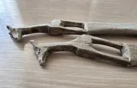 Oryginalne drewniane łyżki do sałatek pochodzące z Kenii — ujęcie 4