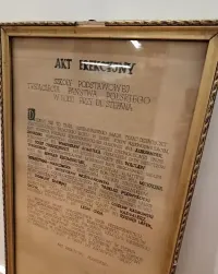Oryginalny AKT EREKCYJNY szkoła podstawowa Stefana Łódź vintage 1963r — ujęcie 2