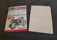 Oryginalny prospekt JAWA 350 typ 634 + dane techniczne — ujęcie 2