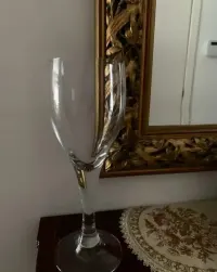Oryginalny wazon szklo. Okres PRLu . Wys 35,5cm — ujęcie 5