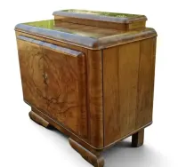 Orzechowa Komoda Art Deco, pomocnik. 1930 rok. — ujęcie 3