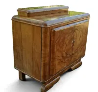 Orzechowa Komoda Art Deco, pomocnik. 1930 rok. — ujęcie 4