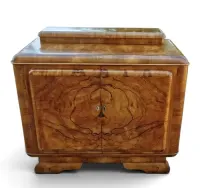 Orzechowa Komoda Art Deco, pomocnik. 1930 rok. — ujęcie 5