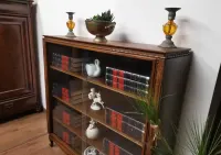 Orzechowa  witrynka serwantka  biblioteczka regał  938/2026 — ujęcie 4