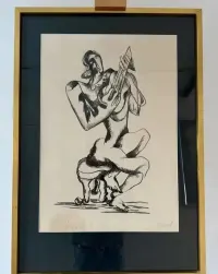 Ossip ZADKINE – Kubizm. Oryginalna Litografia Sygnowana Ołówkiem. Unikatowy Nakład, Papier BFK Rives. Luksusowa Oprawa 72x102cm Klasyka Modernizmu Top — ujęcie 3