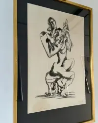 Ossip ZADKINE – Kubizm. Oryginalna Litografia Sygnowana Ołówkiem. Unikatowy Nakład, Papier BFK Rives. Luksusowa Oprawa 72x102cm Klasyka Modernizmu Top — ujęcie 4