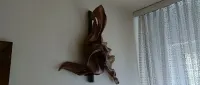 Ozdoba skórzana na ścianę — ujęcie 2