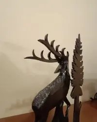Ozdoba zegara ściennego drewniana figurka — ujęcie 4
