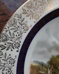 Ozdobny porcelanowy talerz Wood &  Sons — ujęcie 4