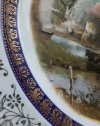 Ozdobny porcelanowy talerz Wood &  Sons — ujęcie 5