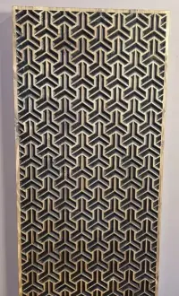 Drewniany panel akustyczno-dekoracyjny 3D 90x45 cm — ujęcie 2