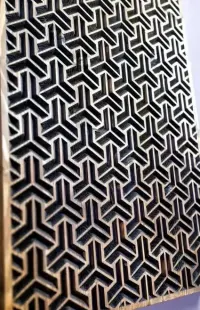 Drewniany panel akustyczno-dekoracyjny 3D 90x45 cm — ujęcie 5