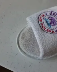 Pantofle jeep frotte club rajdy kolekcja unisex białe logo vintage boh — ujęcie 4