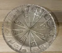 Patera kryształowa , ozdoba glamur  30 cm — ujęcie 2