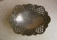 Patera miedziana z nóżkami 27cmx19cm — ujęcie 2