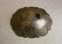Patera miedziana z nóżkami 27cmx19cm — ujęcie 5