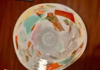 Patera szklana bardzo duża, śr. ok. 45 cm, Fidrio, Holandia — ujęcie 2