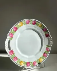 Patera/talerz "Koenigszelt Silesia"/"Karolina" lata 20/30. art deco, vintage — ujęcie 2