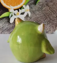 Piękna stara ceramika sowa figurka — ujęcie 5