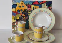 Piękna stara porcelana filiżanki kolekcje LIA VIE — ujęcie 2