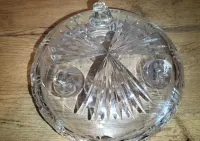 PIĘKNY-ORGINAŁ-ZABYTKOWA MISA Bohemia Crystal-kryształ ozdobny-lata 70 — ujęcie 5