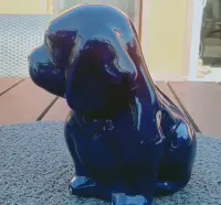 Piesek porcelana kobalt — ujęcie 3