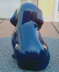 Piesek porcelana kobalt — ujęcie 4