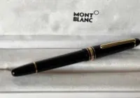 Pióro wieczne Montblanc pokryte złotem czarny — ujęcie 4