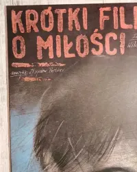 Plakat Krótki film o miłości Kieślowski PĄGOWSKI 1988 Oryginał — ujęcie 5