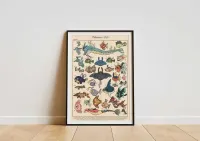 Plakat Pokemon Japan Style Vintage — ujęcie 2