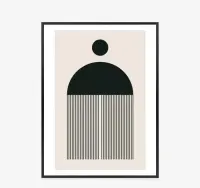 Plakat sztuka minimalistyczna | Abstrakcyjna kopuła [Poster] — ujęcie 2