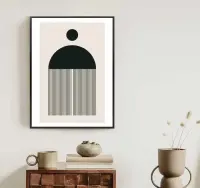 Plakat sztuka minimalistyczna | Abstrakcyjna kopuła [Poster] — ujęcie 3