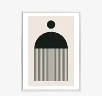 Plakat sztuka minimalistyczna | Abstrakcyjna kopuła [Poster] — ujęcie 4