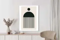 Plakat sztuka minimalistyczna | Abstrakcyjna kopuła [Poster] — ujęcie 5