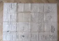 Plan miata stołecznego Warszawy ze spisem ulic powojenny unikat — ujęcie 3