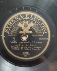 Płyta szelakowa wytwórni Syrena Electro - Polskie poprawiny ludowe — ujęcie 4