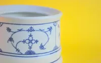 pojemnik pudełko wzór słomkowy MF design retro vintage folk — ujęcie 2