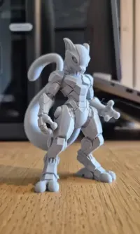 Pokemon Mewtwo Mew Two figurka druk 3D — ujęcie 4