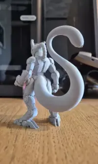 Pokemon Mewtwo Mew Two figurka druk 3D — ujęcie 2