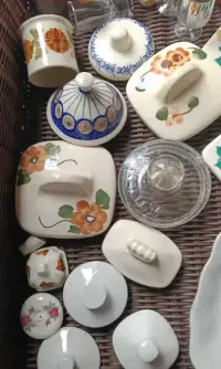 Pokrywki Ceramiczne i szklaneKuchenne -Okres PRL — ujęcie 5